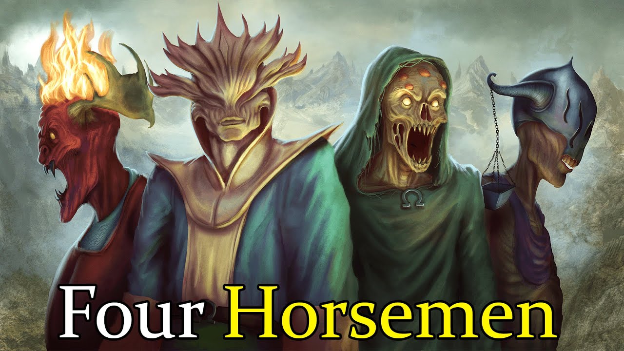 4 horsemen of the apocalypse names and meanings