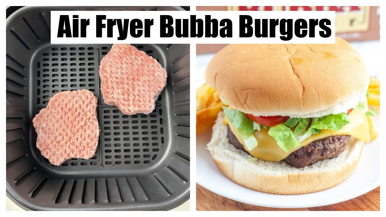 air fryer burgers
