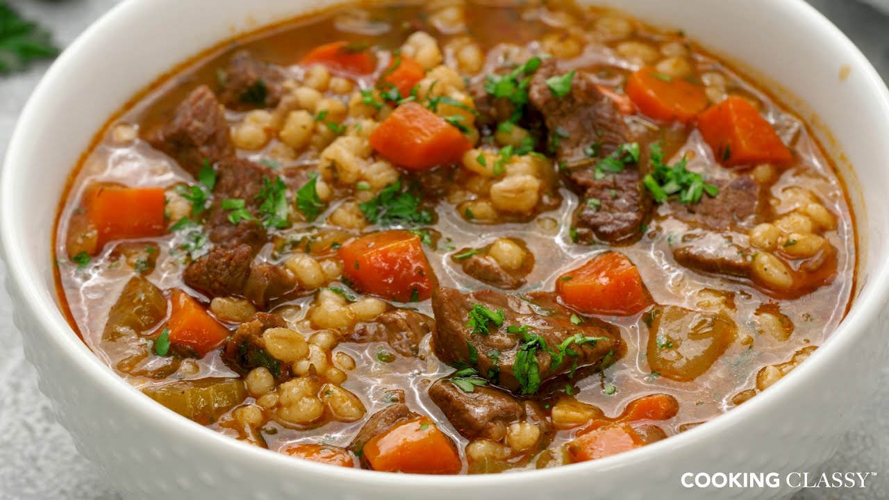 Barley Soup: 7 hearty recipes for a wholesome meal 1 barley soup