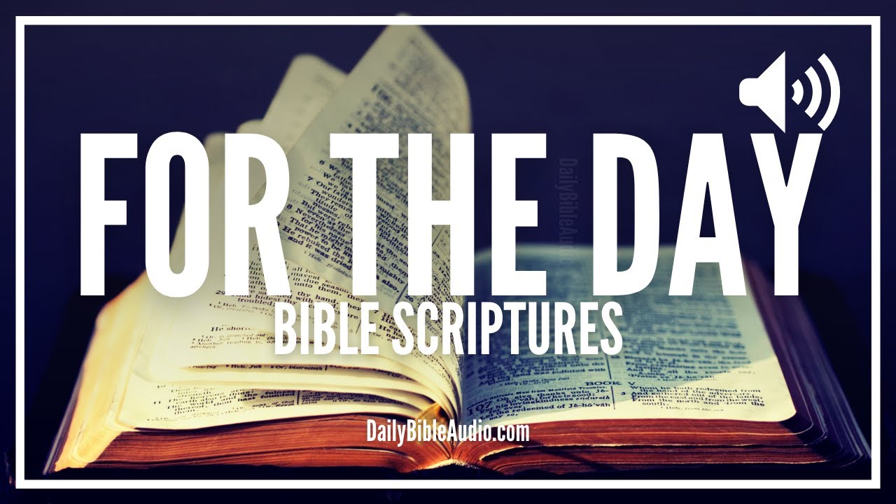 bible verse for today morning