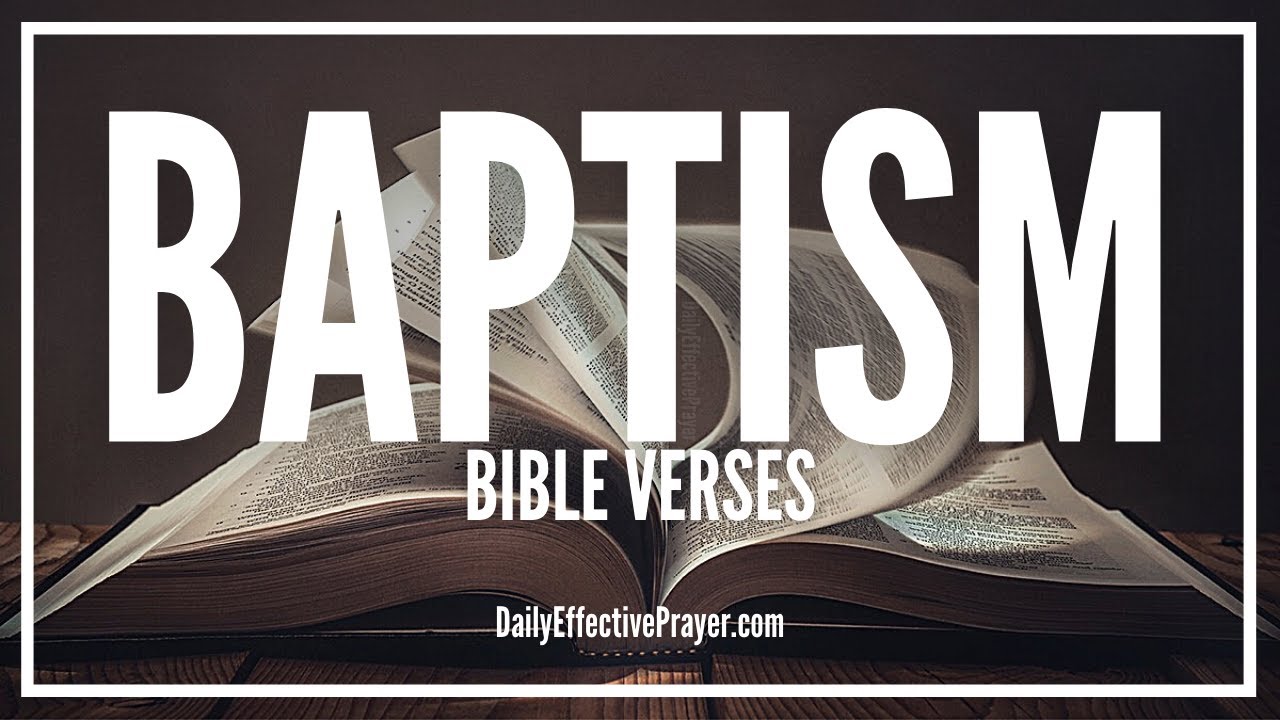 bible verses about baptism