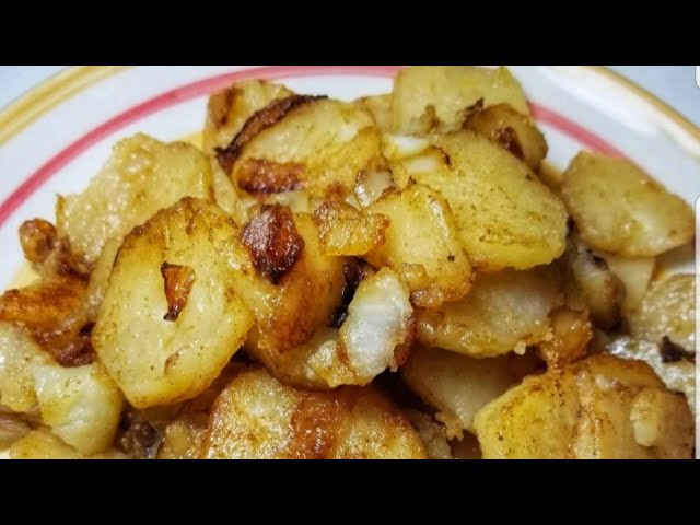 fried potatoes and onions