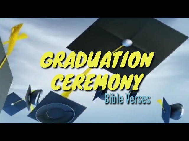 graduation verses