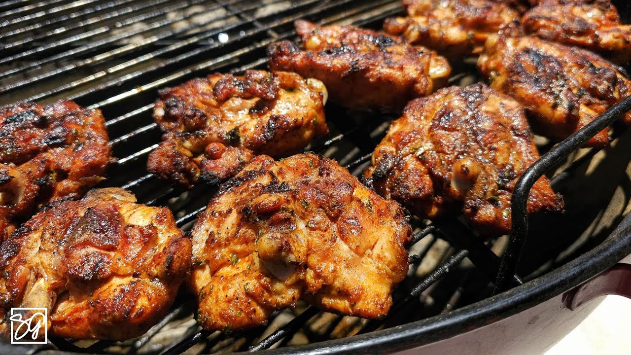 grilled chicken thighs