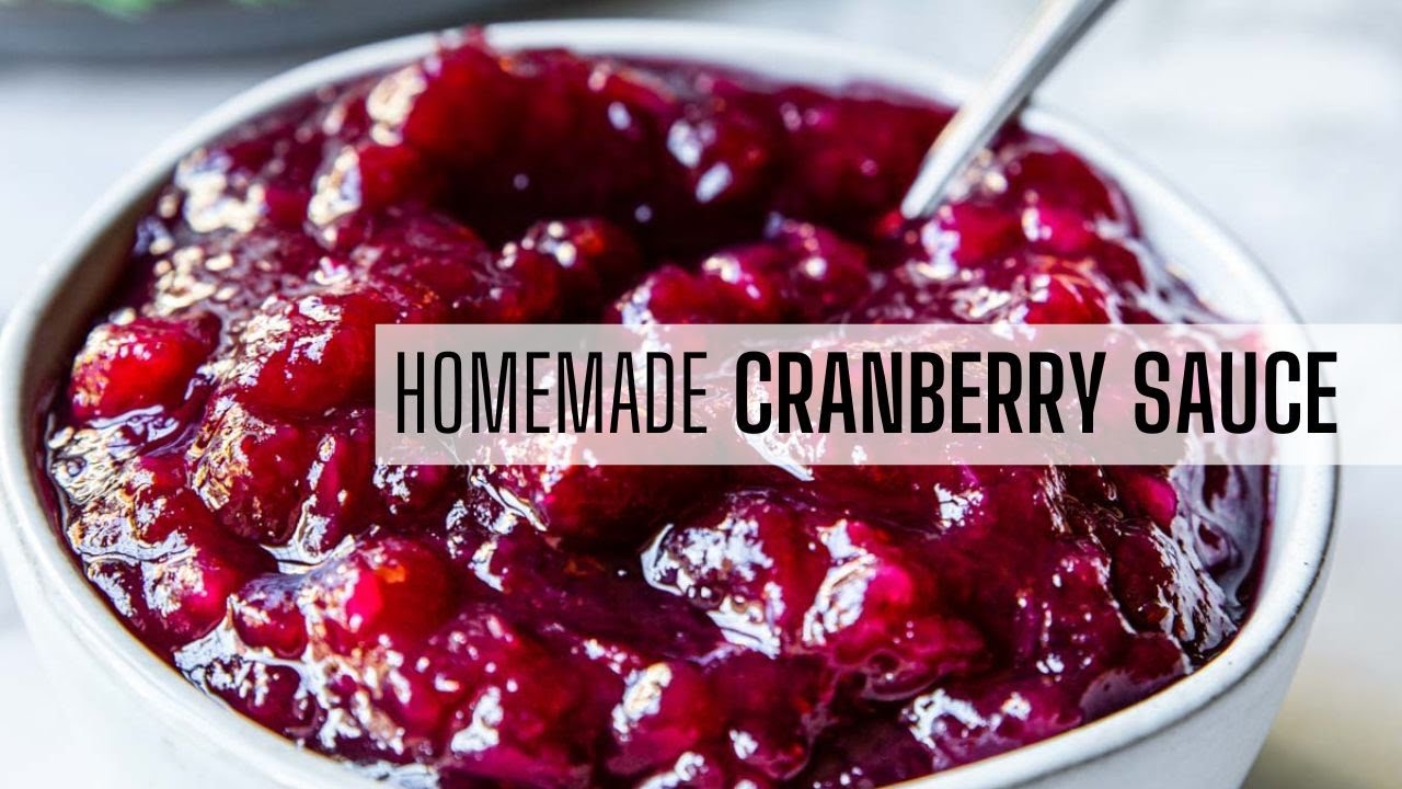 Homemade cranberry sauce: 7 delicious twists for 2025 1 homemade cranberry sauce