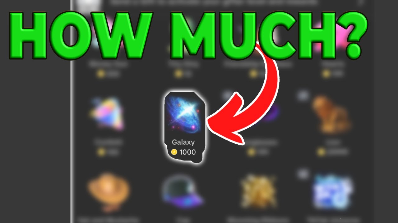 how much is a galaxy on tiktok