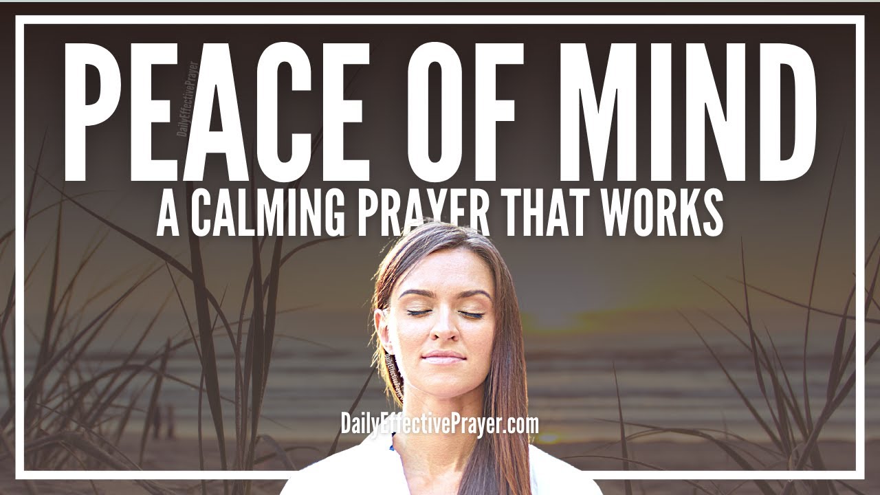 prayer for peace of mind