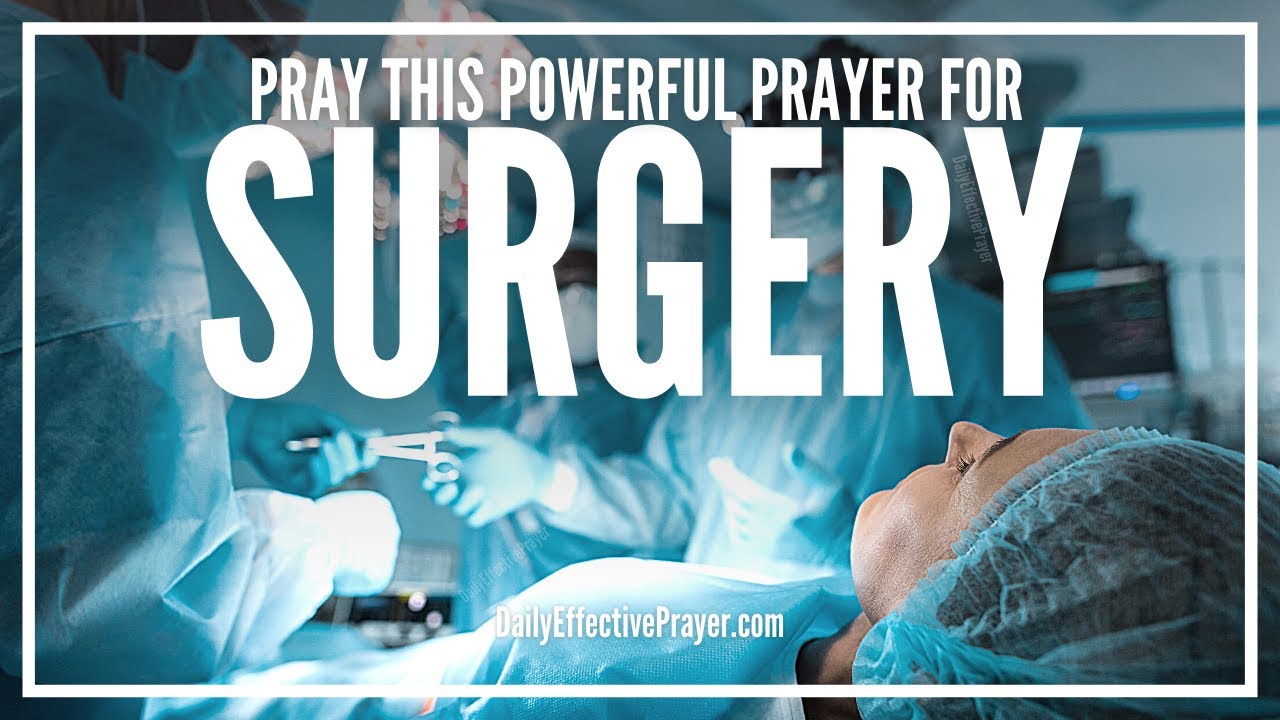 prayers for surgery