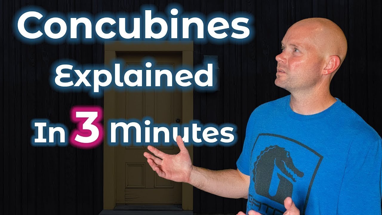 what is a concubine in the bible
