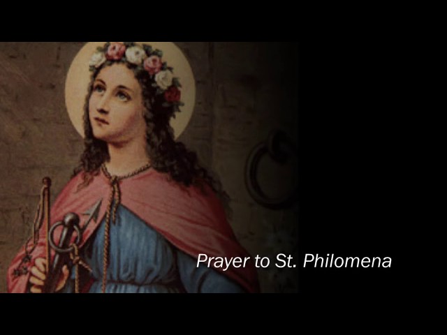 prayer to saint philomena
