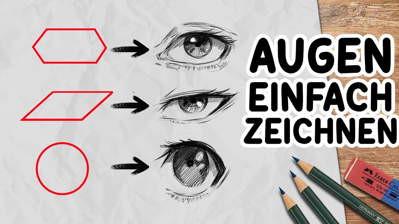 augen zeichnen