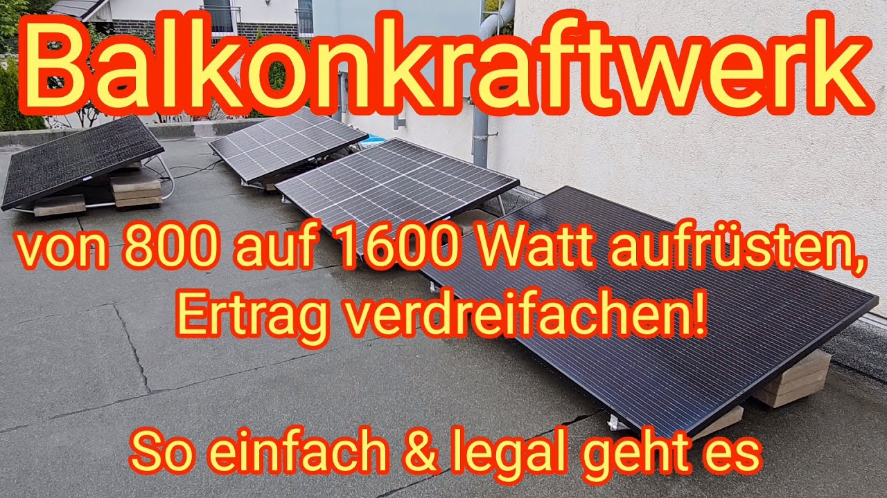 Balkonkraftwerk 1600 watt 7 Vorteile für Ihr Zuhause entdecken 1 balkonkraftwerk 1600 watt