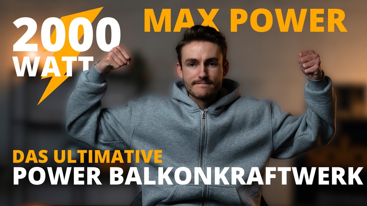 Balkonkraftwerk 2000 Watt: 5 Vorteile für Ihr Zuhause entdecken 1 balkonkraftwerk 2000 watt