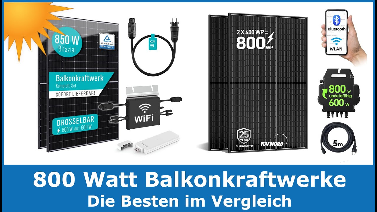 Balkonkraftwerk 800 watt komplettset 5 Vorteile für Ihr Zuhause 1 balkonkraftwerk 800 watt komplettset