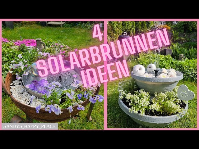 garten springbrunnen mit solar