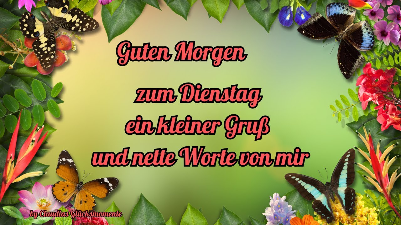 guten morgen dienstag