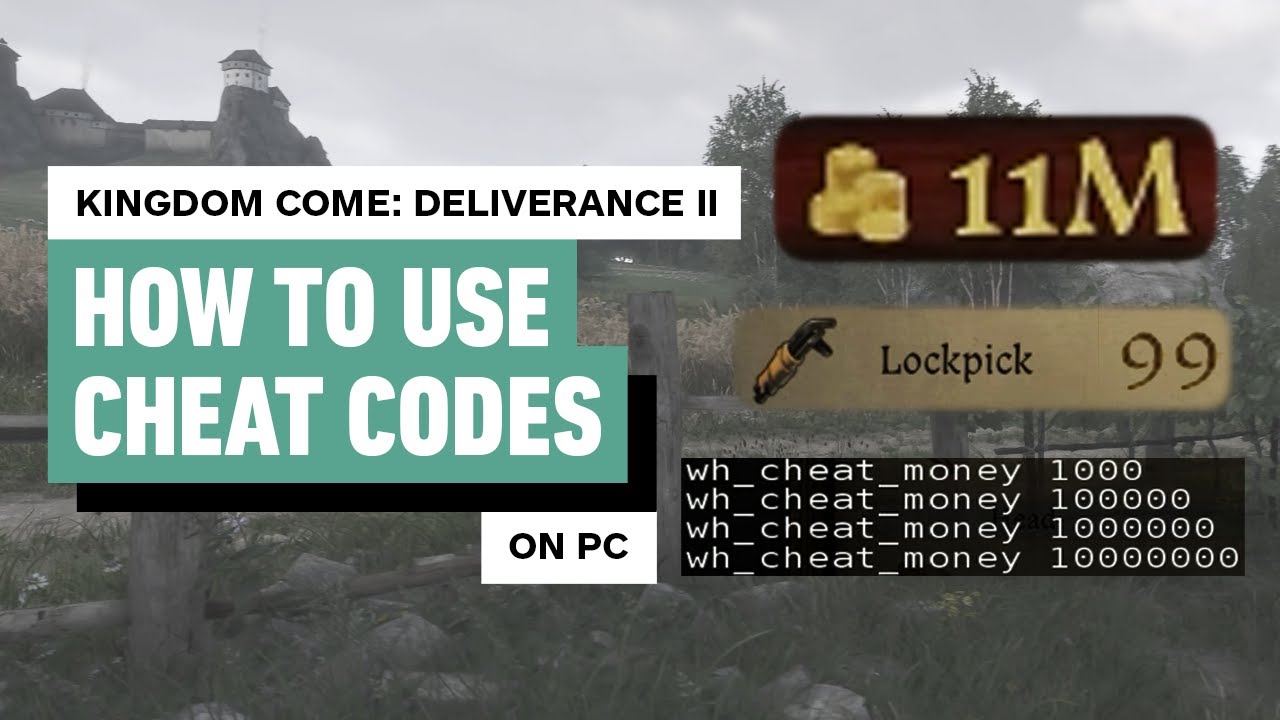 kingdom come deliverance cheats