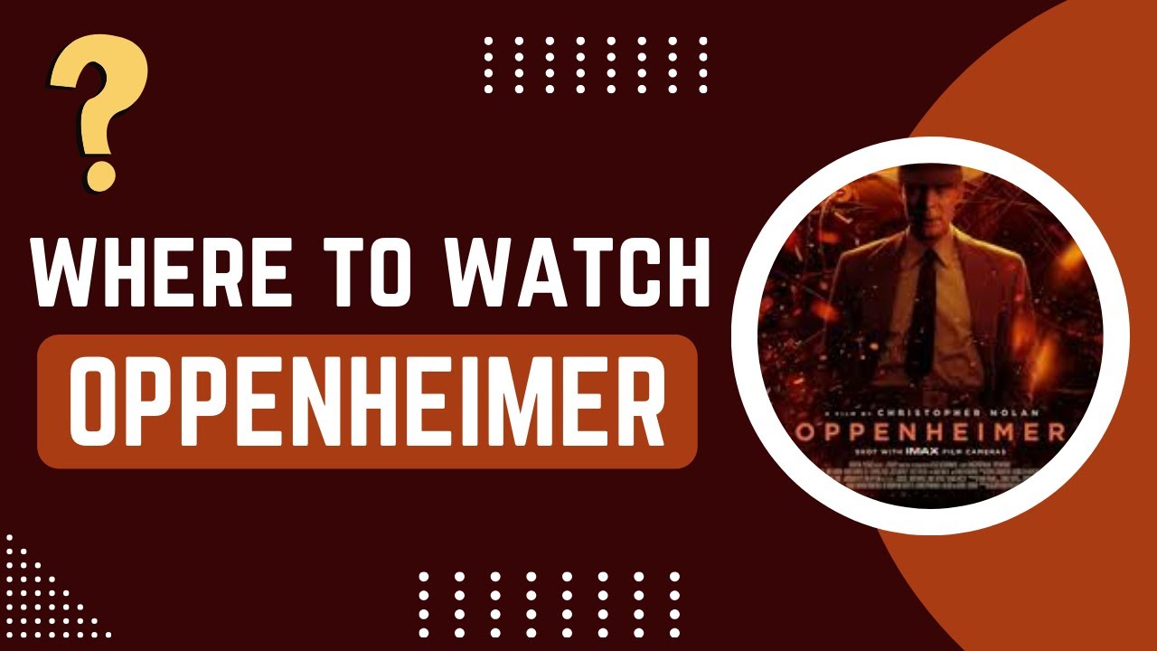 oppenheimer streamen