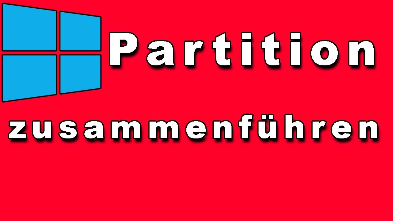 partitionen zusammenführen
