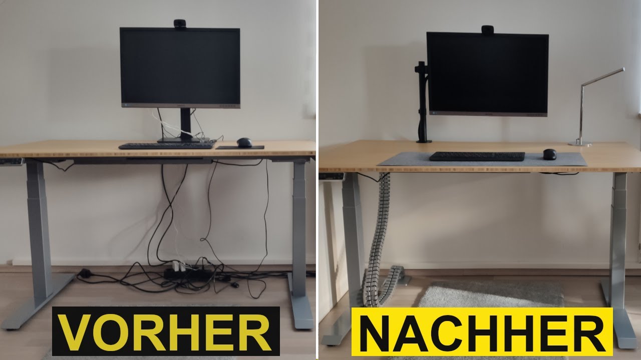 Schreibtisch mit Kabelmanagement: 5 Tipps für ein ordentliches Büro 1 schreibtisch mit kabelmanagement