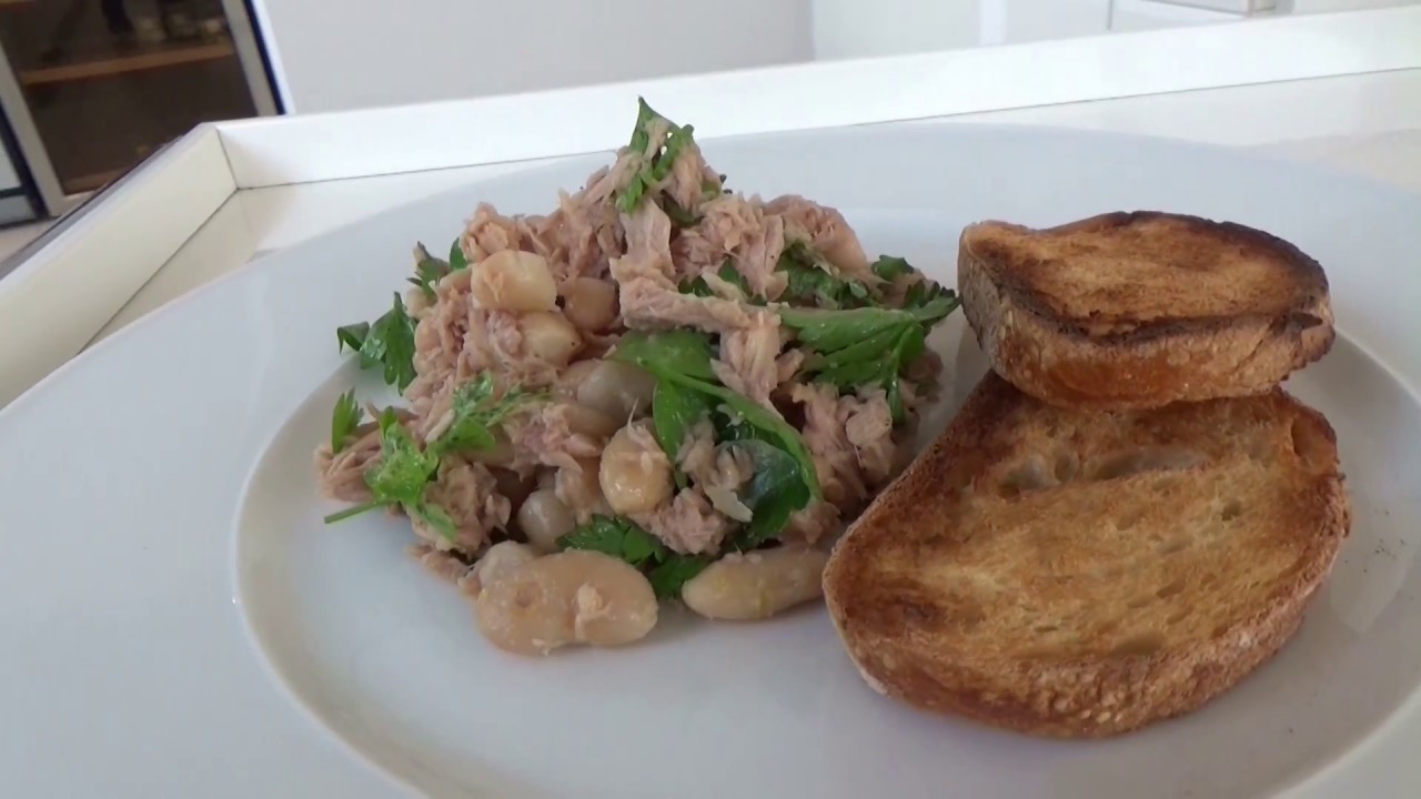 toskanischer bohnensalat thunfisch