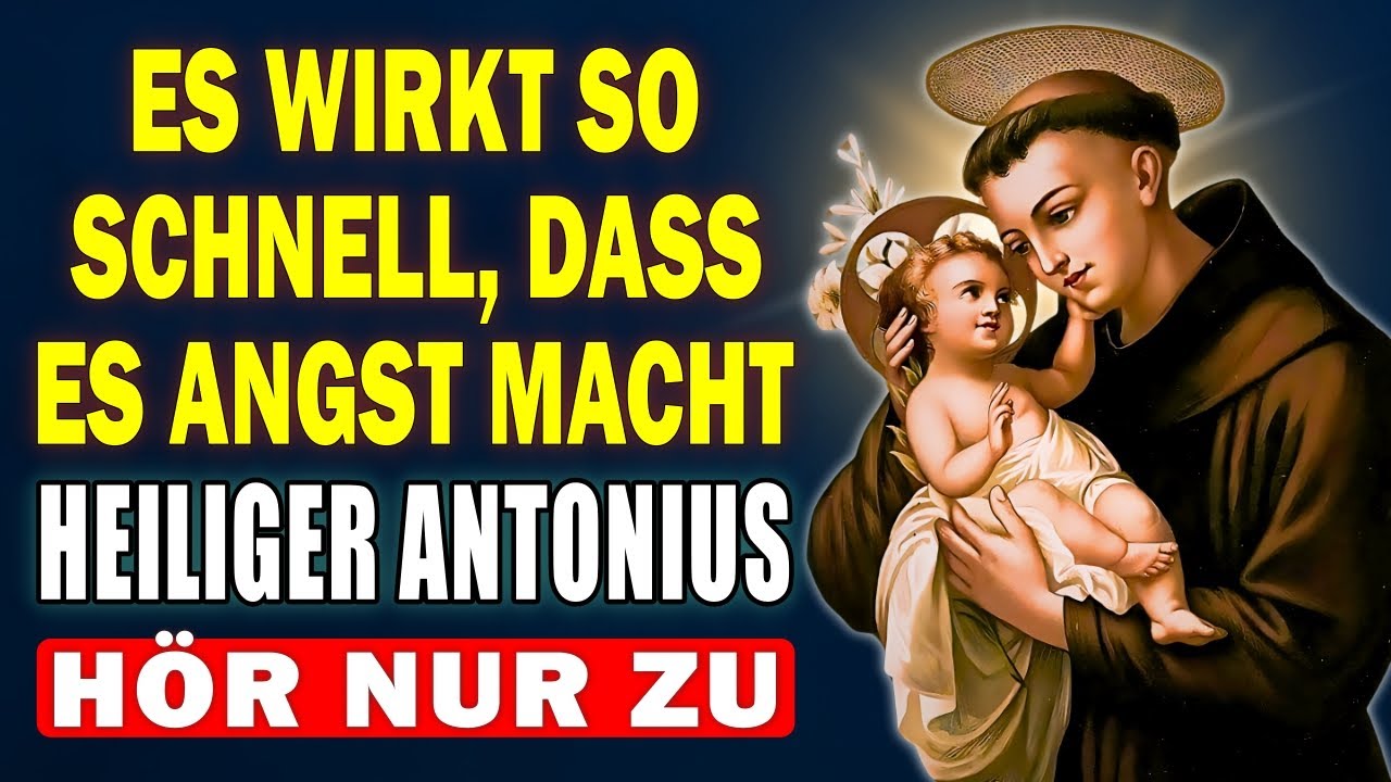 Heiliger antonius gebet: Ratgeber in 5 Schritten, komplett, einfach 1 heiliger antonius gebet