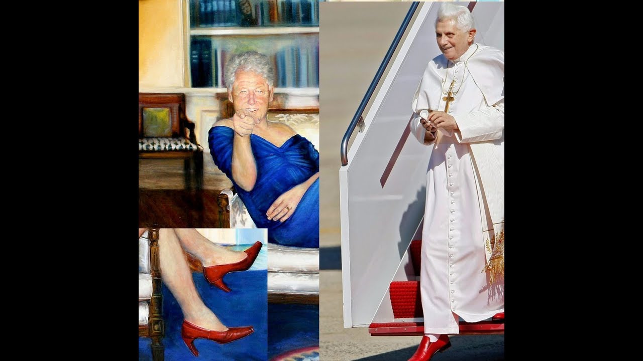 rote schuhe vom papst