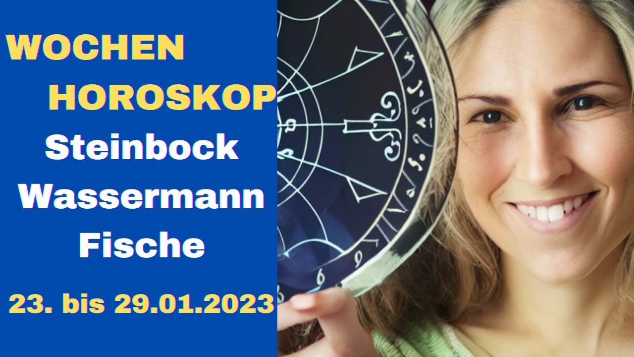 wochenhoroskop steinbock nächste woche
