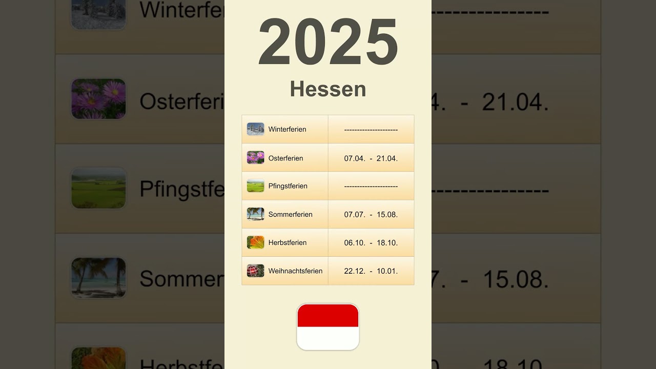sommerferien hessen