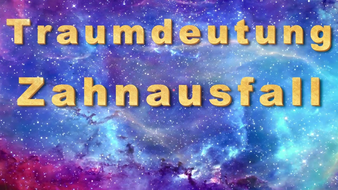 zähne ausfallen traumdeutung