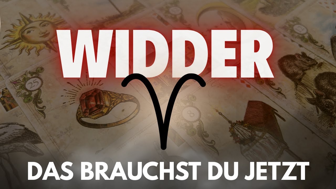 tageshoroskop widder heute