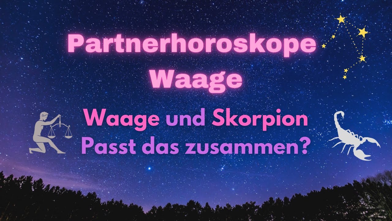 waage und skorpion sexuell