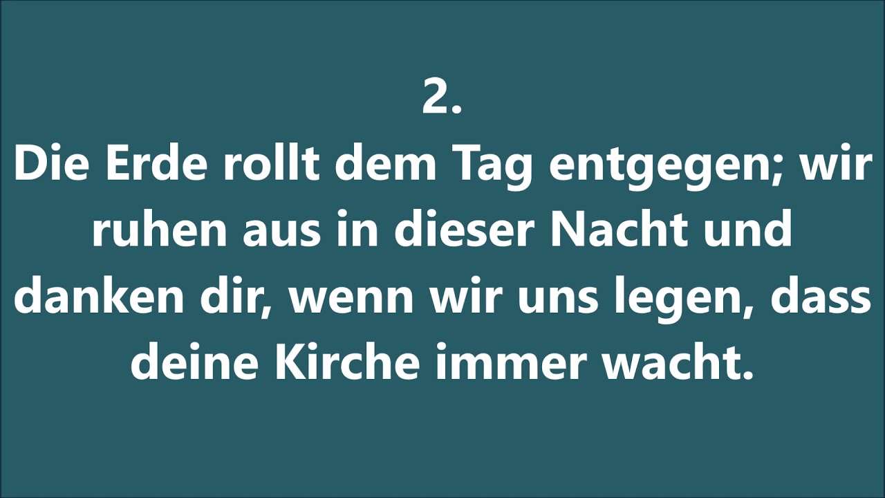 der tag mein gott ist nun vergangen text