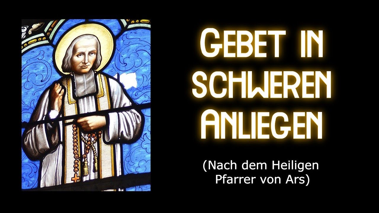 gebete in schweren anliegen