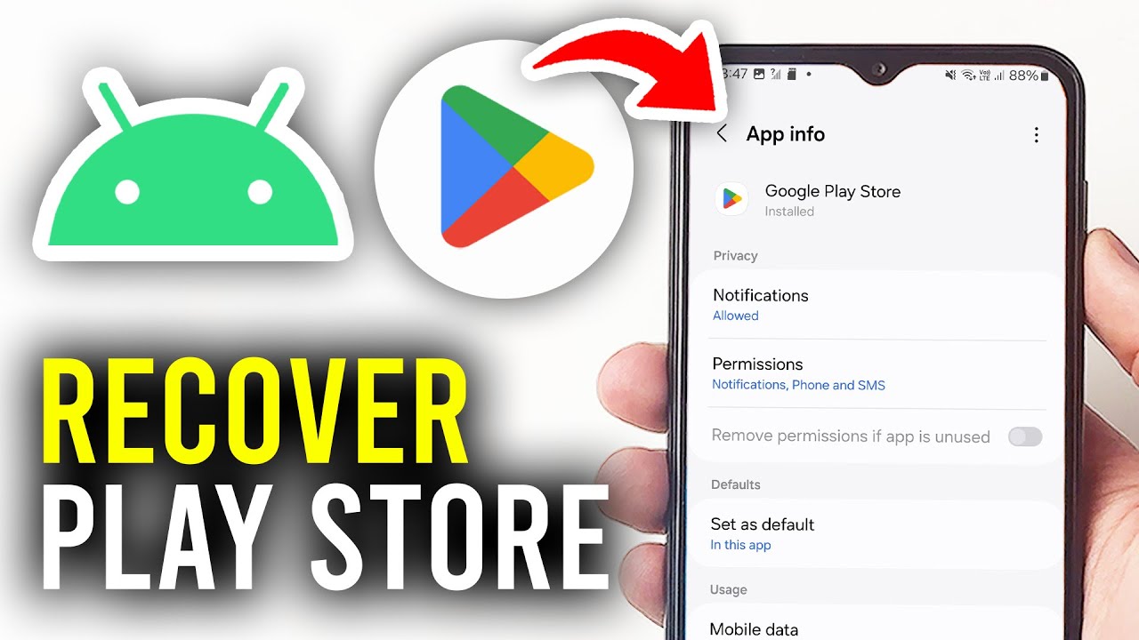 play store wiederherstellen