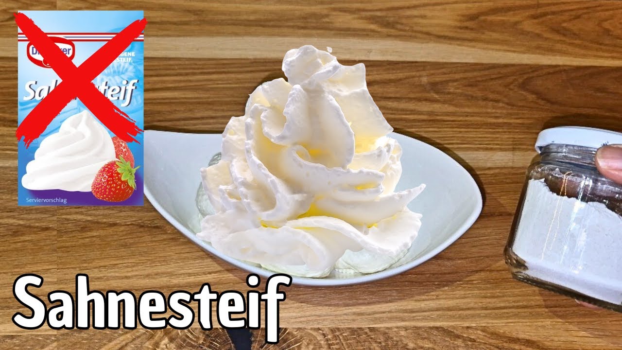 sahnesteif selber machen