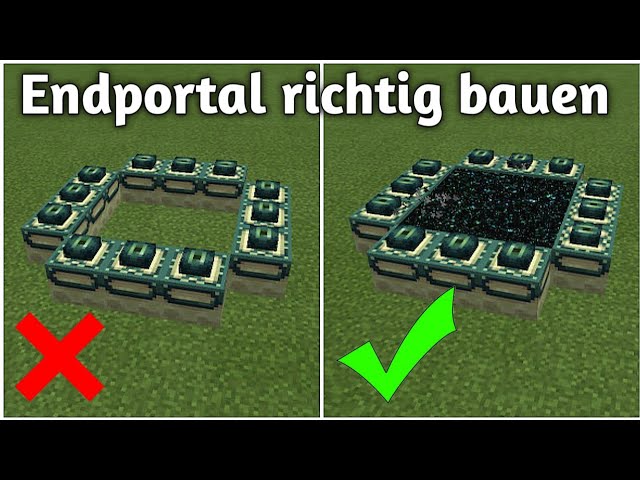 wie baut man ein enderportal