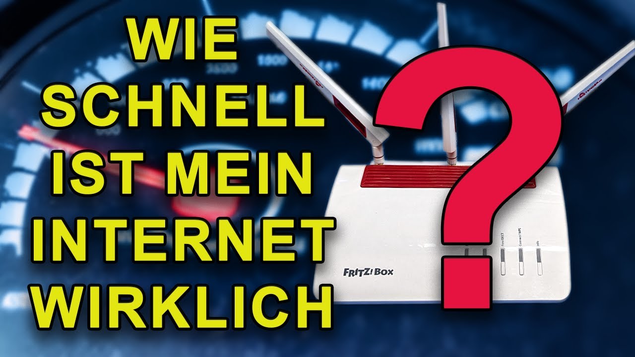 wie schnell ist mein internet