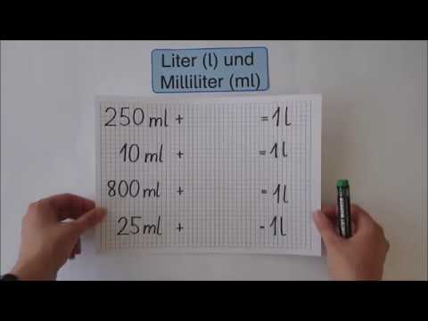 wieviel ist 1 8 liter
