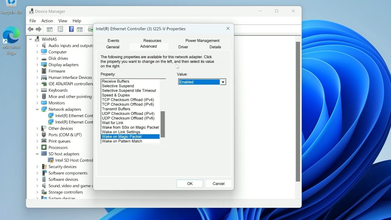 wake on lan windows 11