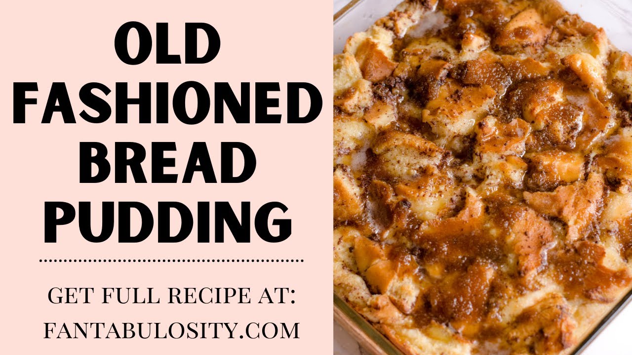 gammaldags brödpudding