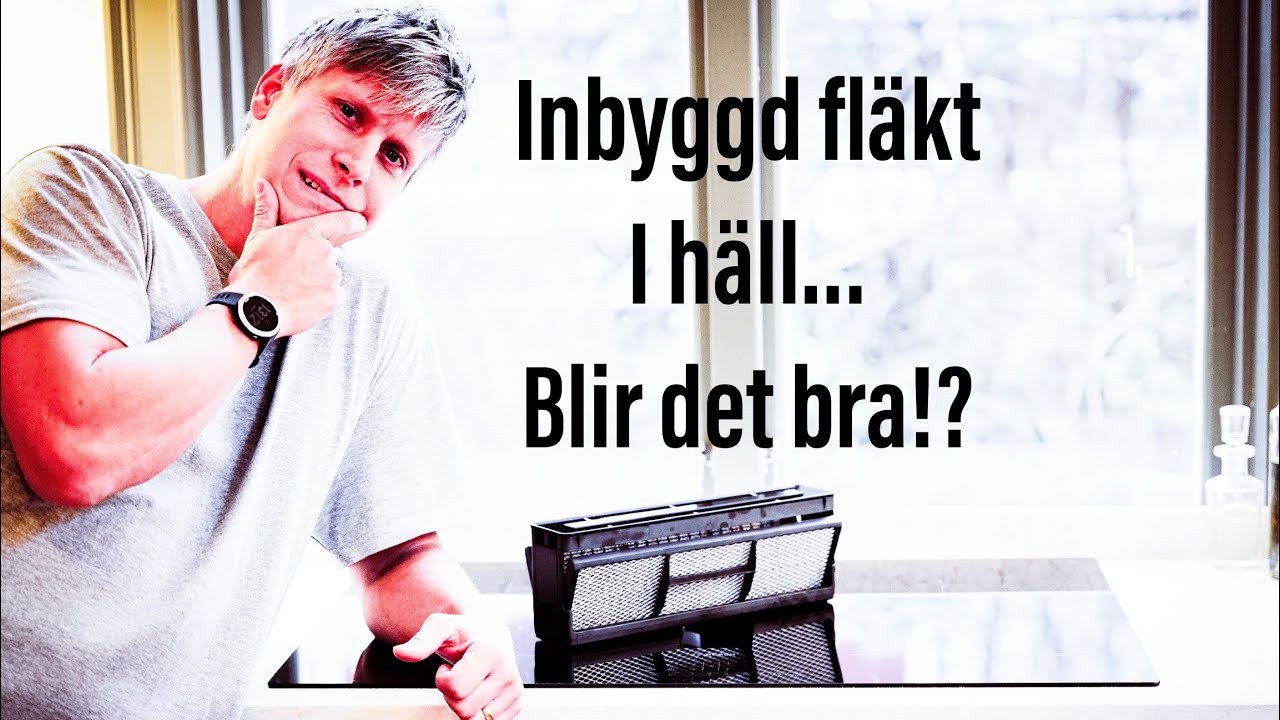 häll med inbyggd fläkt