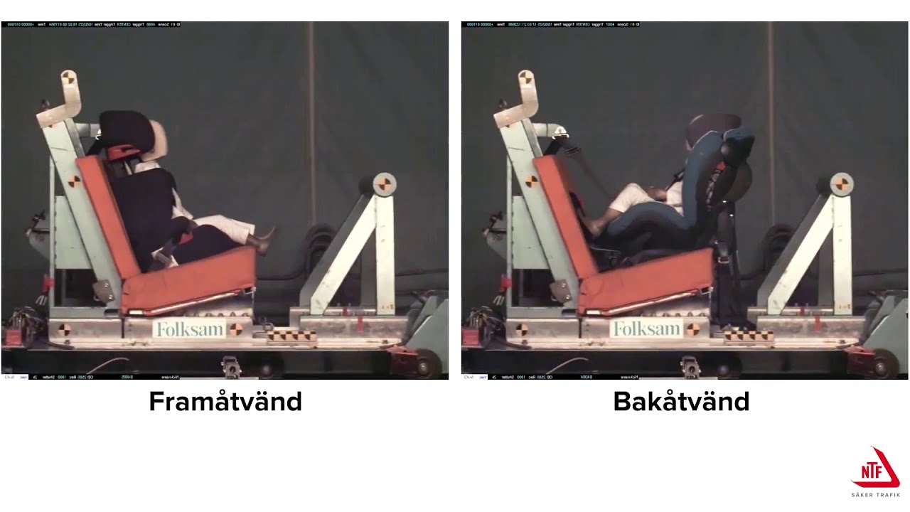 hur länge ska barn åka baklänges