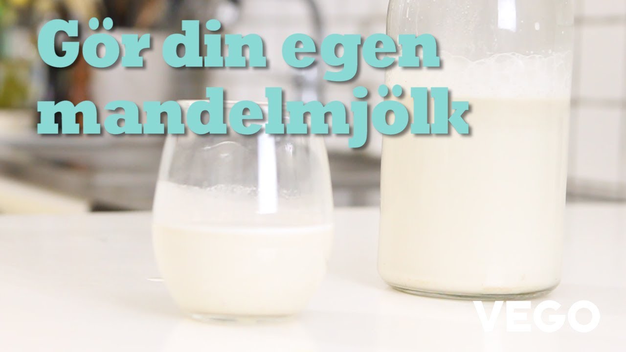 Mandelmjölk recept 5 läckra varianter att prova idag! 1 mandelmjölk recept