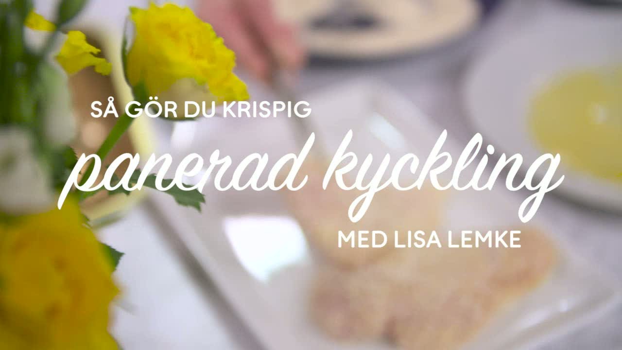 panerad kyckling ströbröd