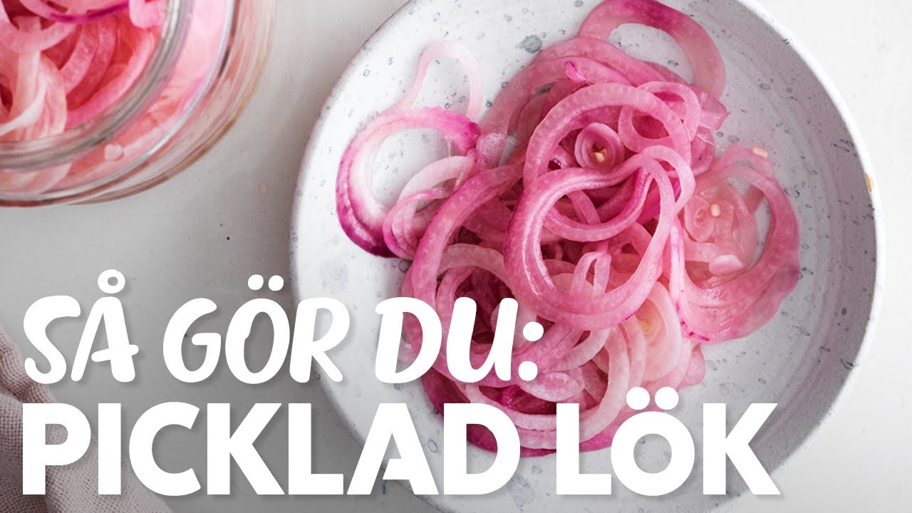 pickla rödlök