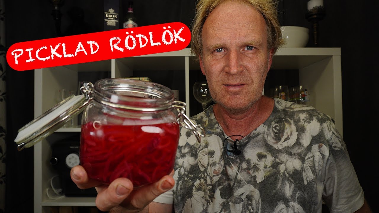 picklad rödlök recept