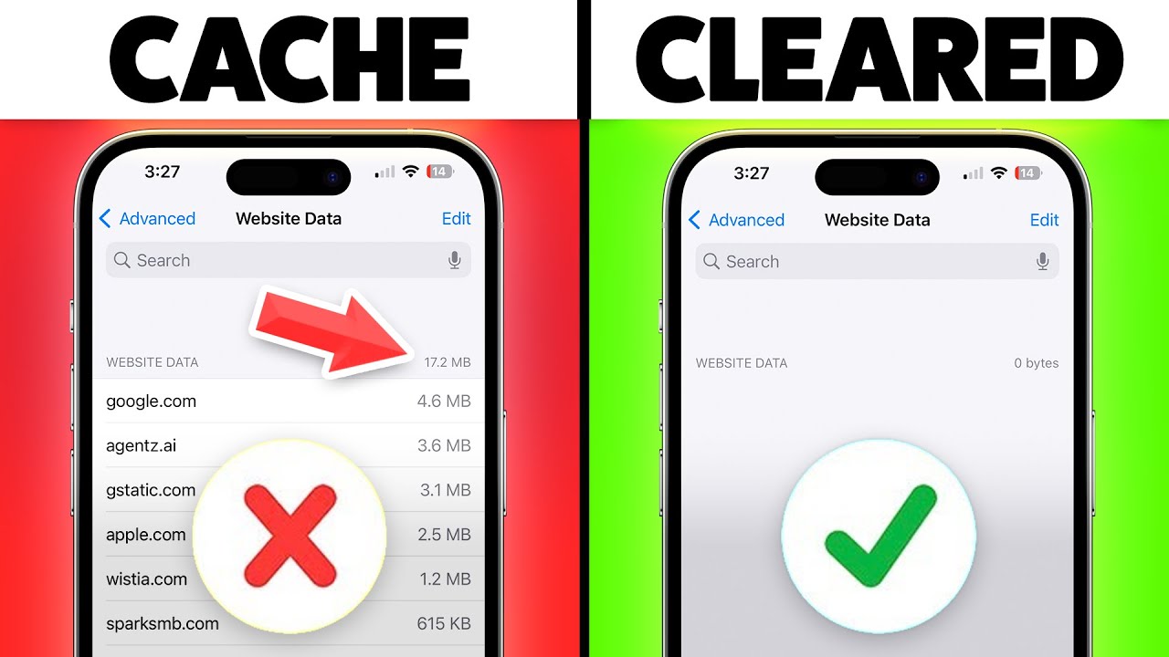 rensa cache