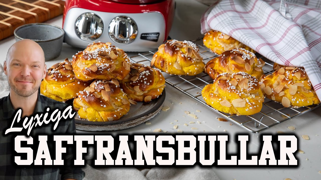 saffransbullar mandelmassa