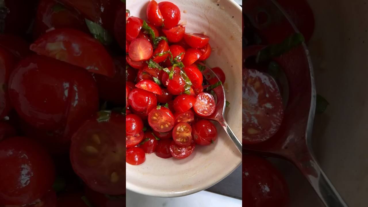 Tomatsallad körsbärstomater 5 fräscha recept du måste prova! 1 tomatsallad körsbärstomater